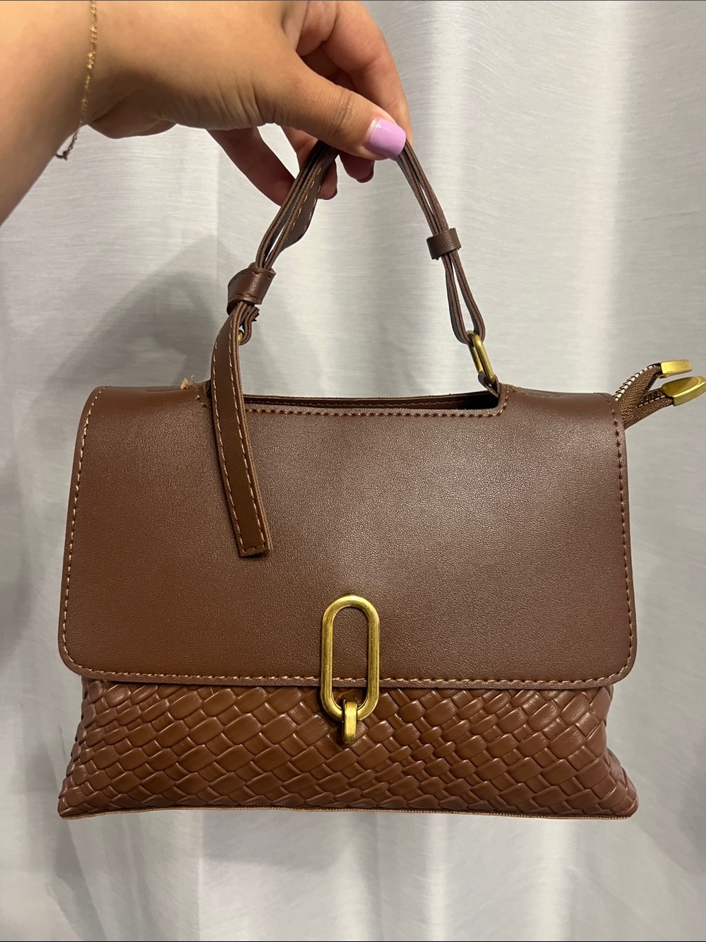 Classic Brown Top-Handle Women’s purse